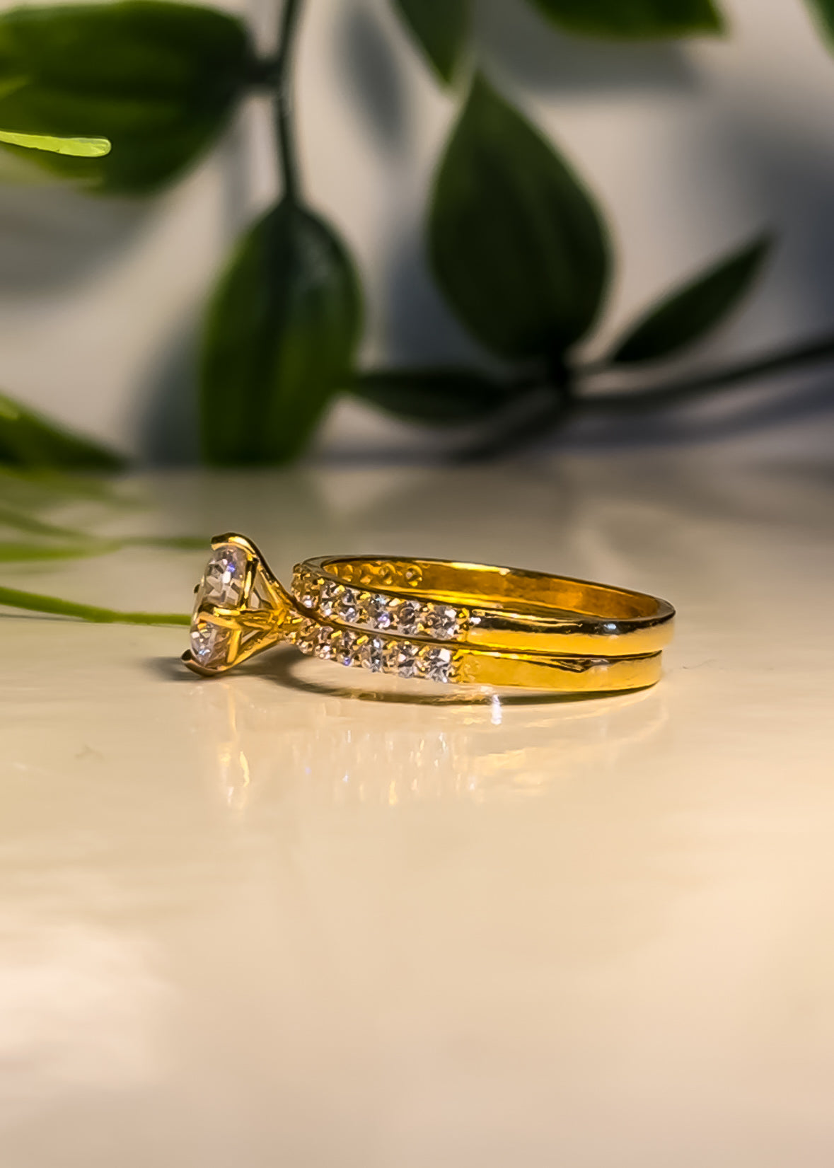 22ct Gold “Samiya” Double Set Rings