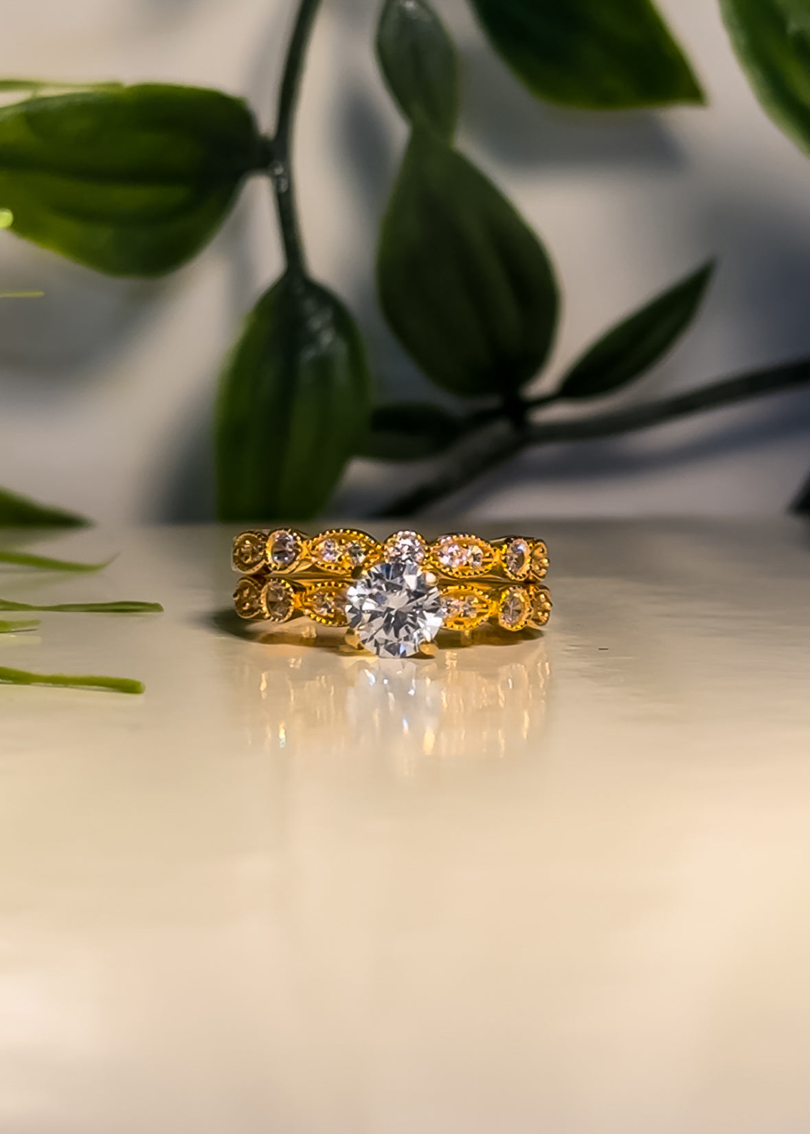 22ct Gold “Sohana” Double Set Rings