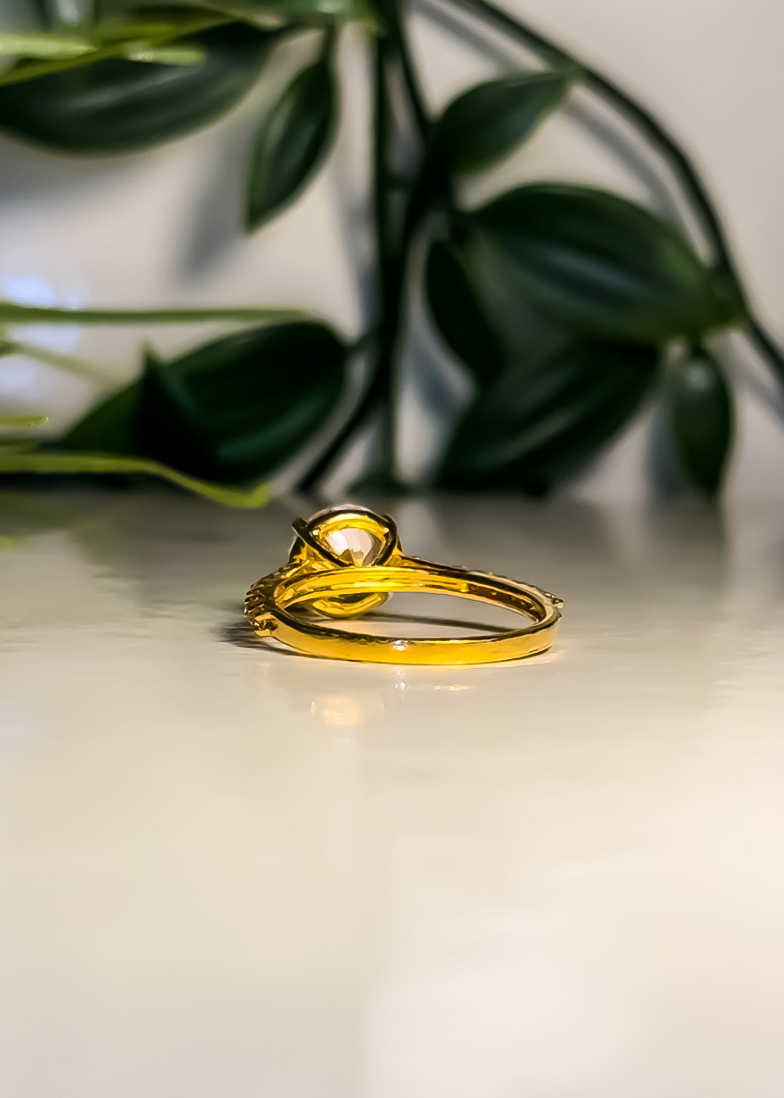 22ct Gold Modern “Amiya” Ring