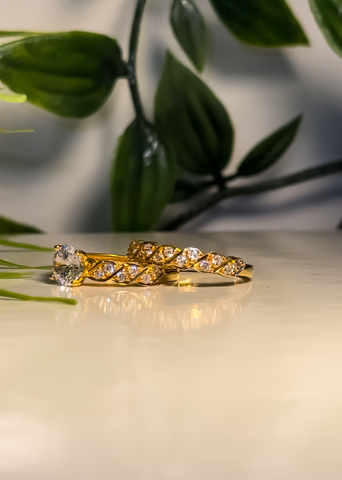 22ct Gold “Marni” Double Set Rings