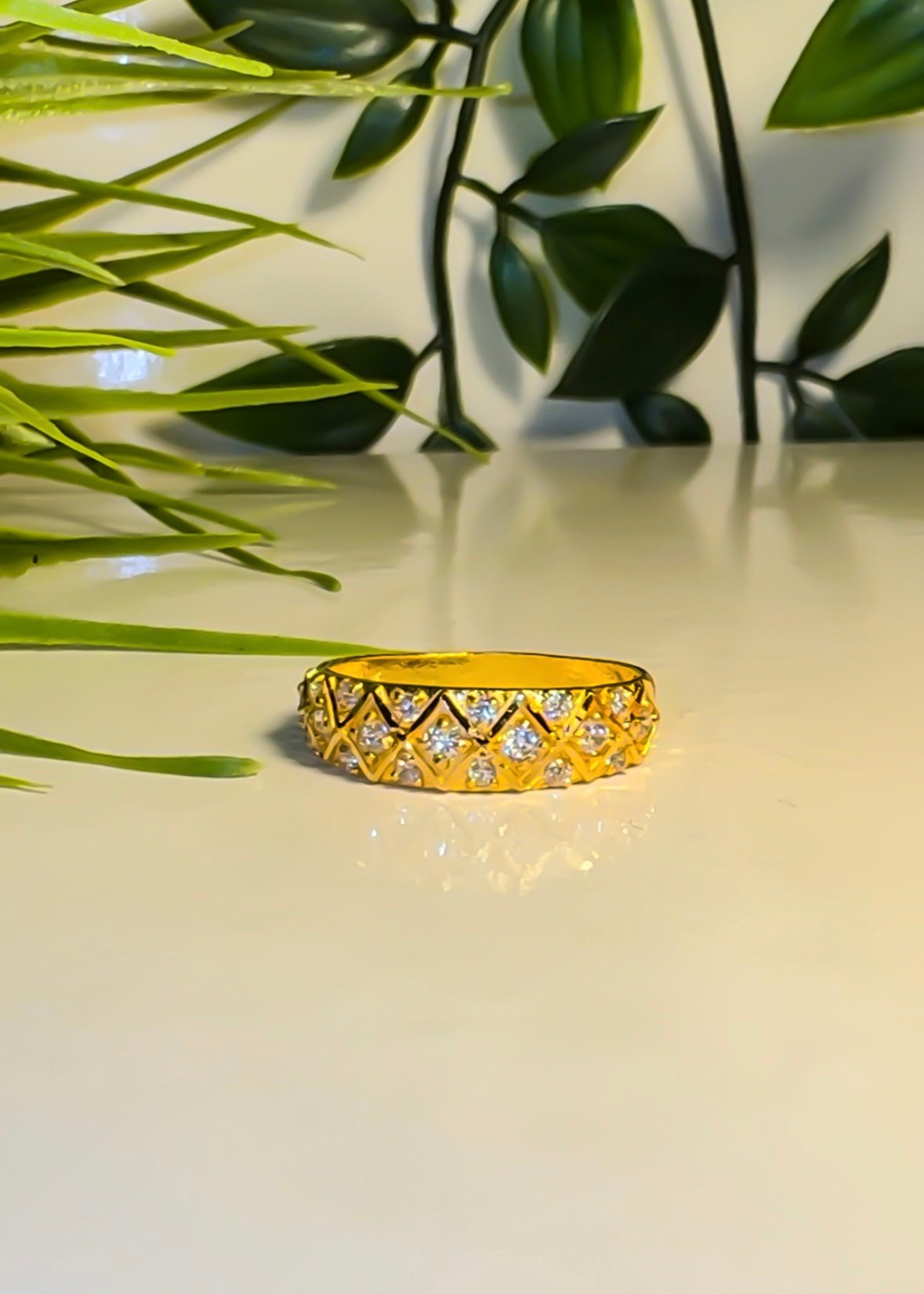 22ct Gold ‘Nada’ Band Ring