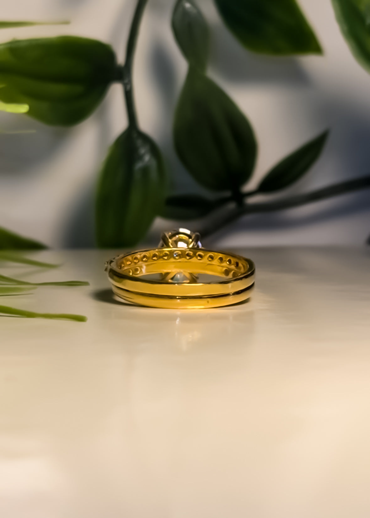 22ct Gold “Amari” Double Set Rings