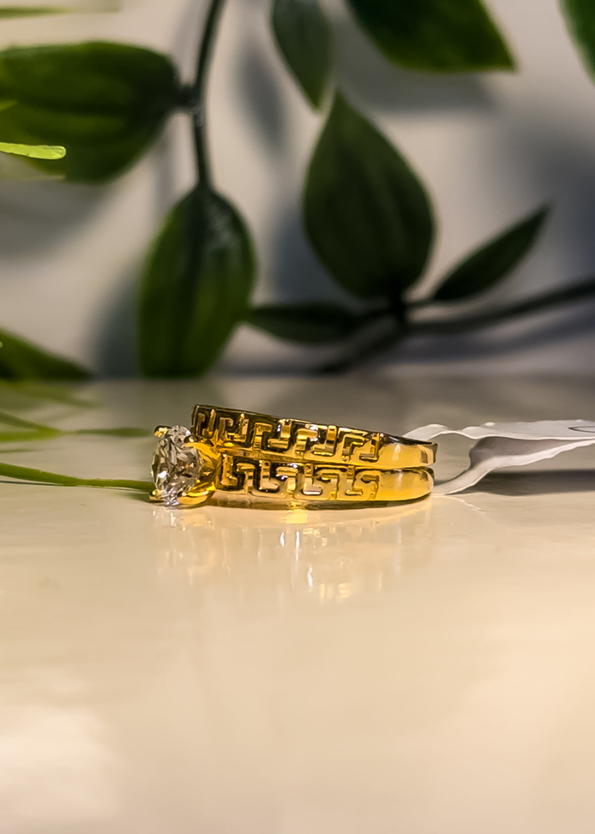 22ct Gold “Zaya” Double Set Rings
