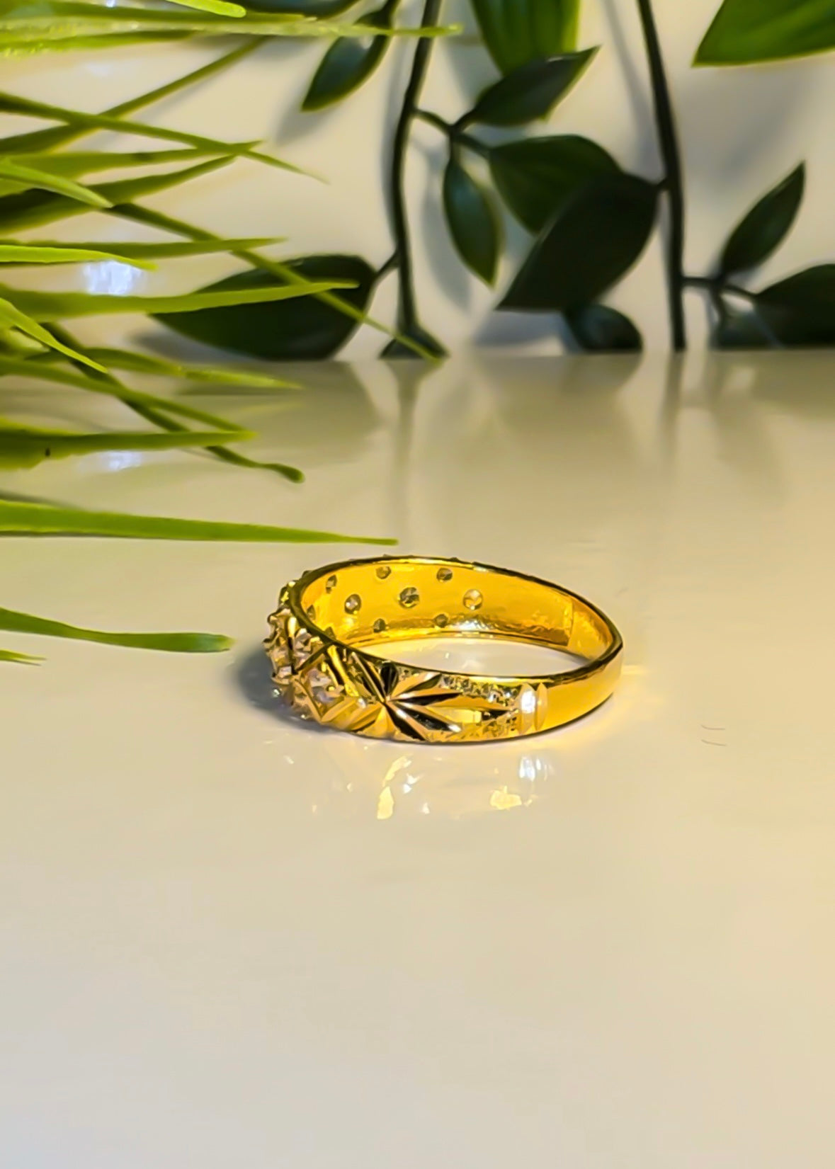 22ct Gold ‘Nada’ Band Ring