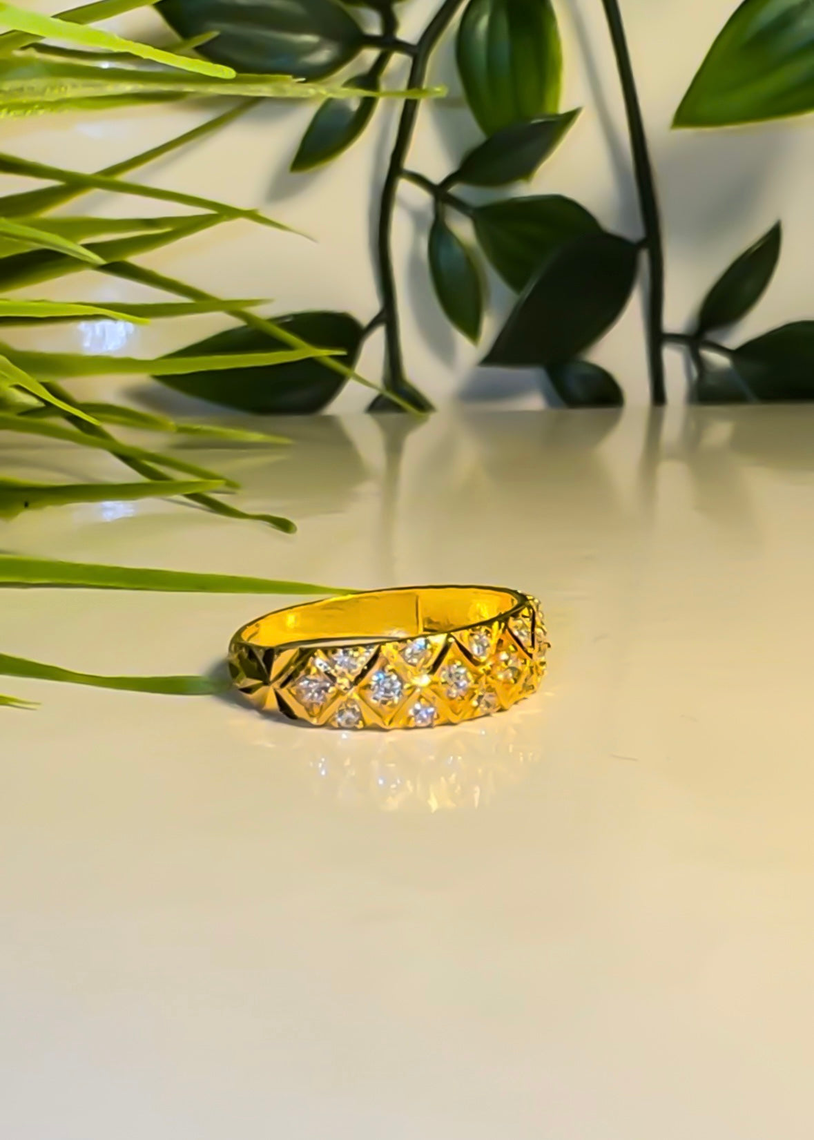 22ct Gold ‘Nada’ Band Ring