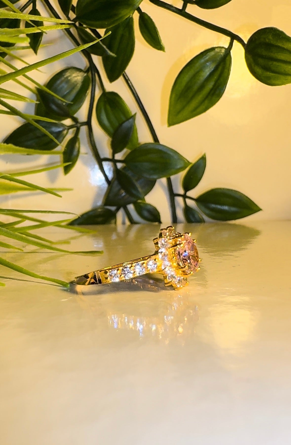 22ct Gold Cluster 'Siya" Ring