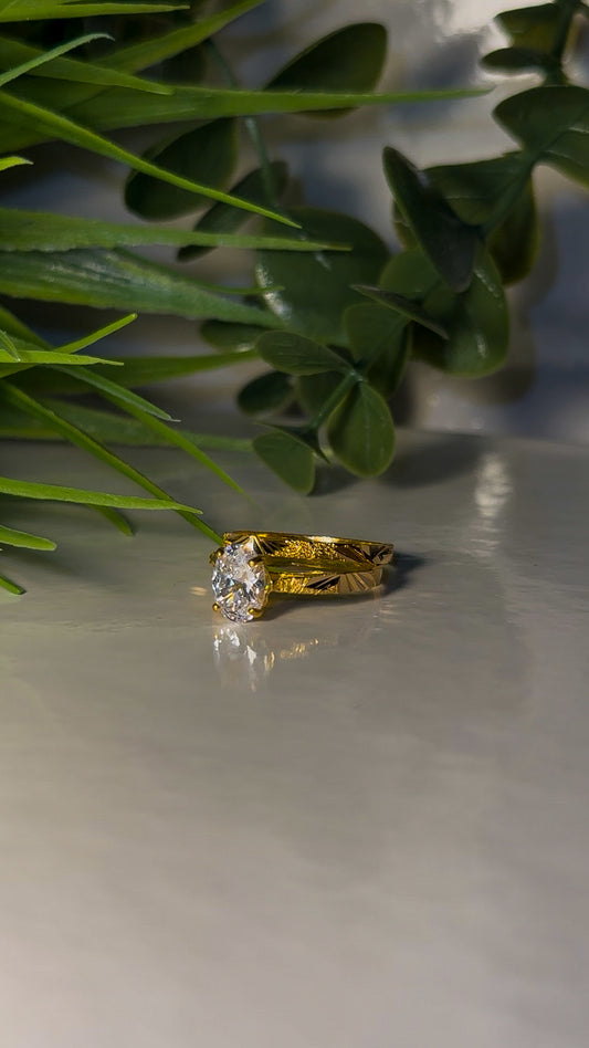 22ct Oval 'Tali Double' Diamond Cut Wedding Ring Set