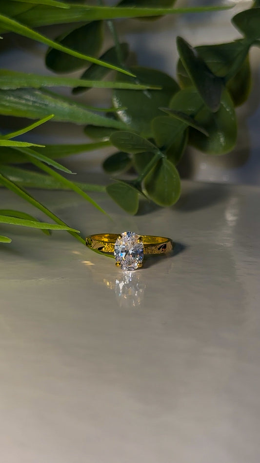22ct Gold Oval ‘Tali’ Ring